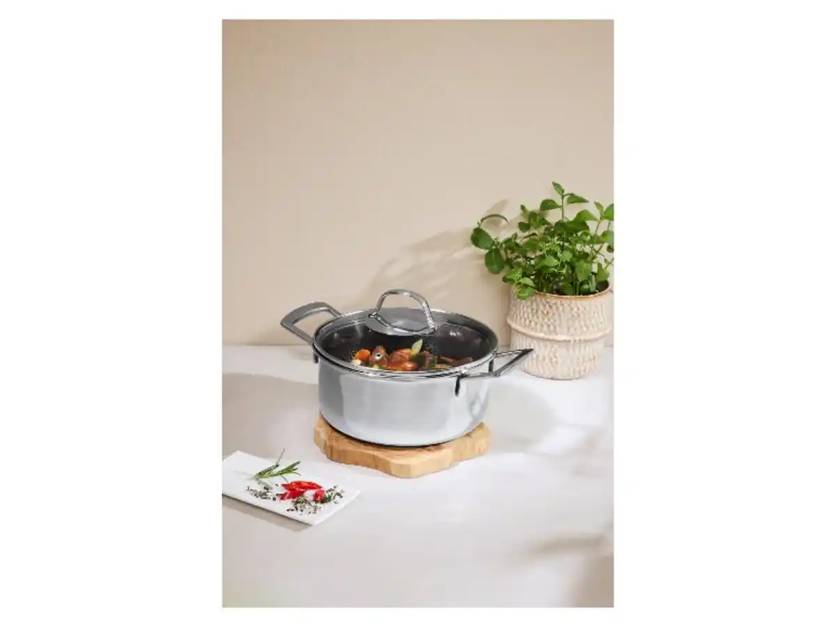 Bild 1 von SILVERCREST® Premium-Edelstahltopf Wabenstruktur, Ø 20 cm""