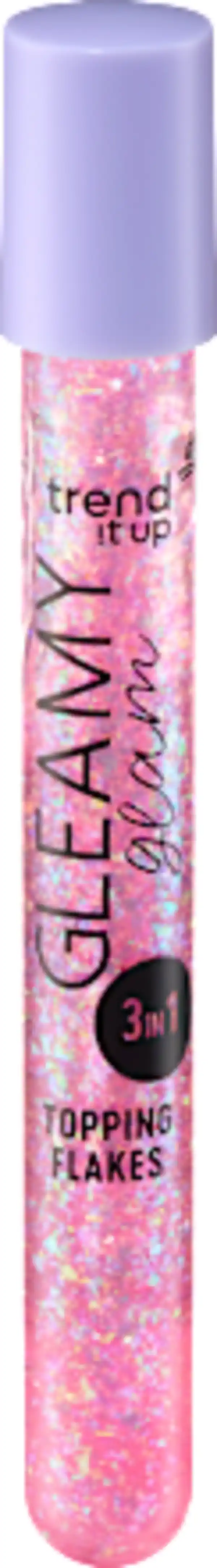 Bild 2 von trend !t up Lipgloss Gleamy Glam Topping Flakes 130, 5,5 ml