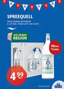 SPREEQUELL Classic, Medium oder Naturell
