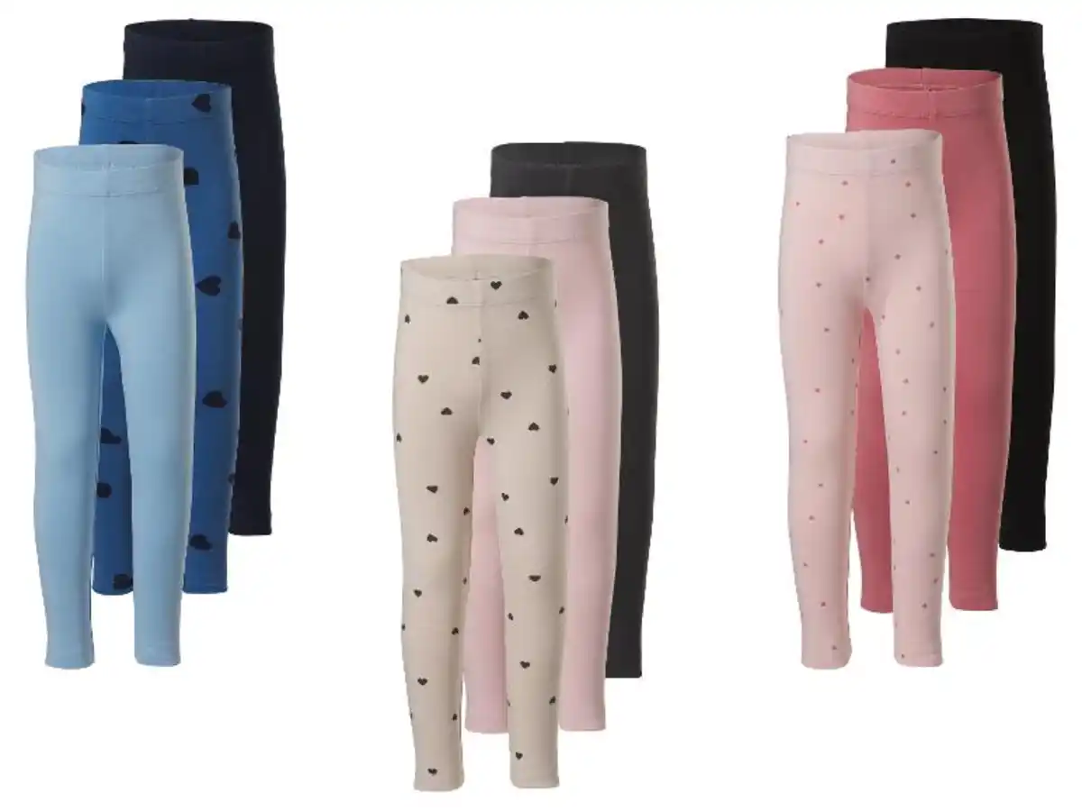 Bild 3 von LUPILU® Kinder Leggings, 3 Stück