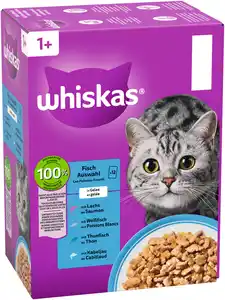 Whiskas Multipack 1+ Fisch in Gelee 12 x 85 g