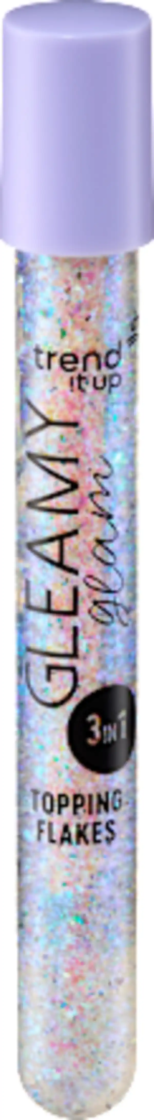 Bild 2 von trend !t up Lipgloss Gleamy Glam Topping Flakes 110, 5,5 ml