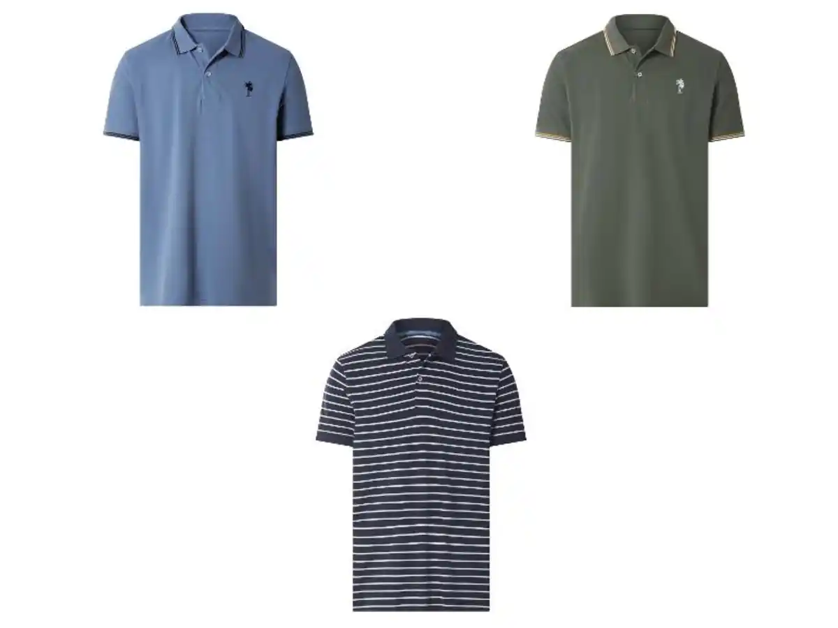 Bild 3 von ESMARA MEN Herren Piqué Poloshirt