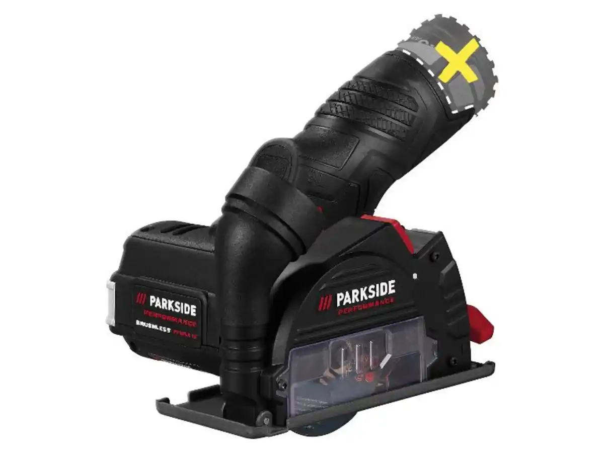 Bild 1 von PARKSIDE PERFORMANCE® 12 V Akku-Winkelschleifer »PPWSA 12 A1«, ohne Akku und Ladegerät""