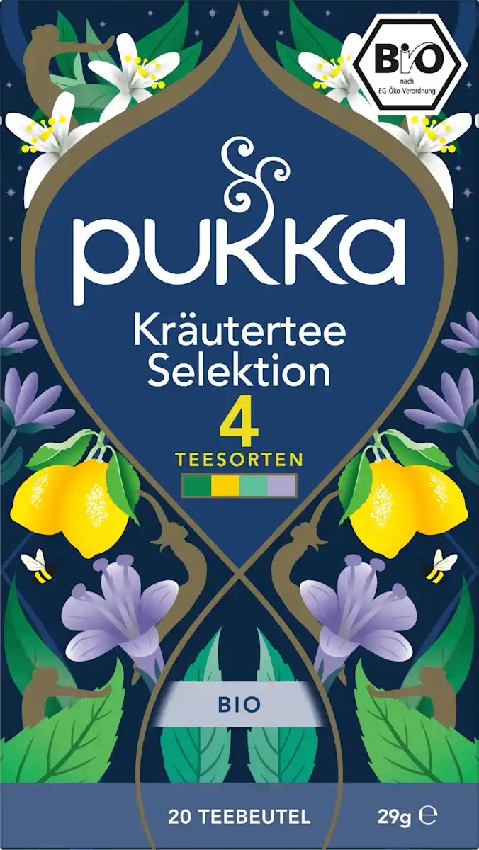 Bild 1 von pukka Kräutertee Selektion 4 Teesorten (20 Beutel), 29 g
