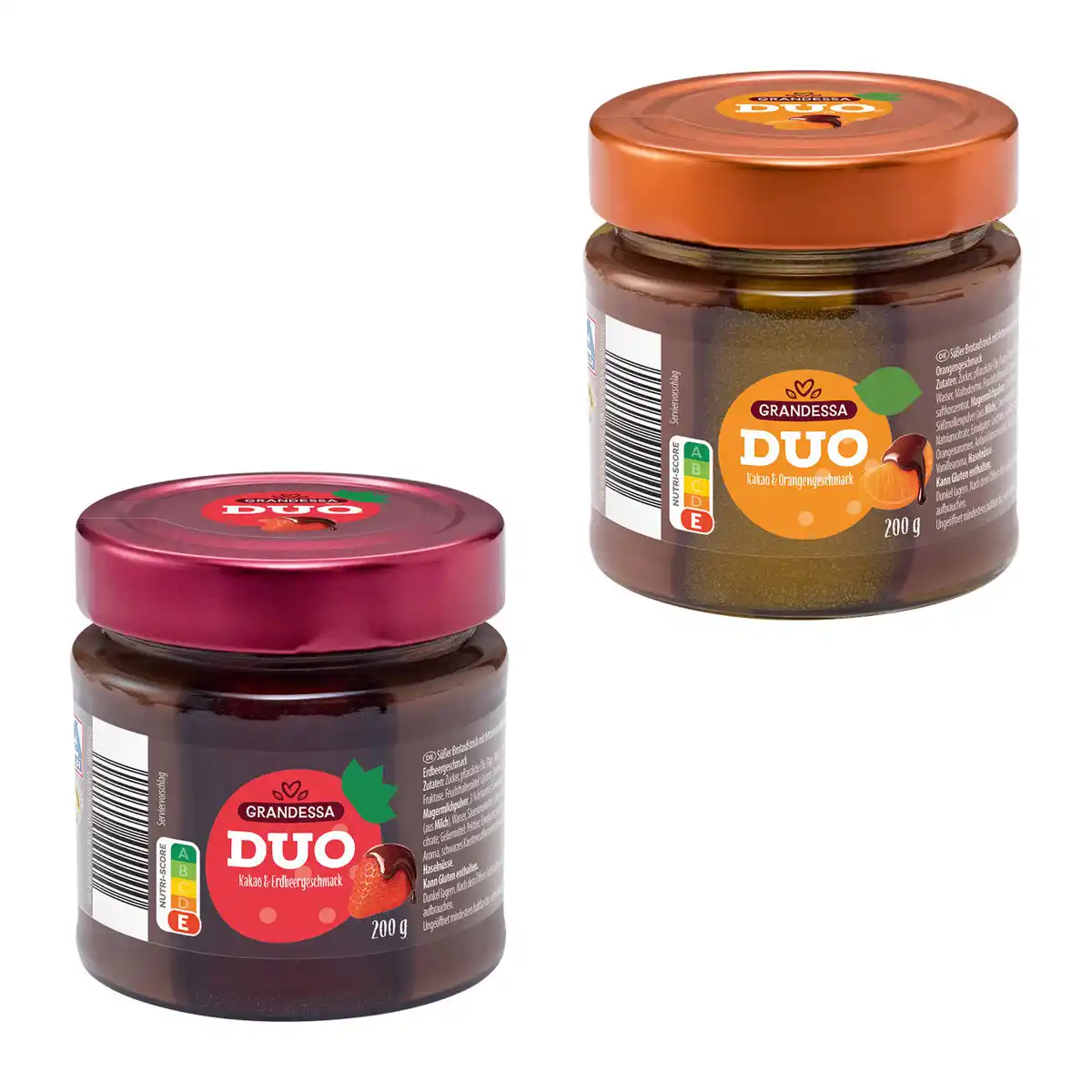Bild 1 von GRANDESSA Duo Schoko-Frucht-Brotaufstrich