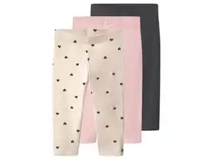 LUPILU® Kinder Capri-Leggings, 3 Stück