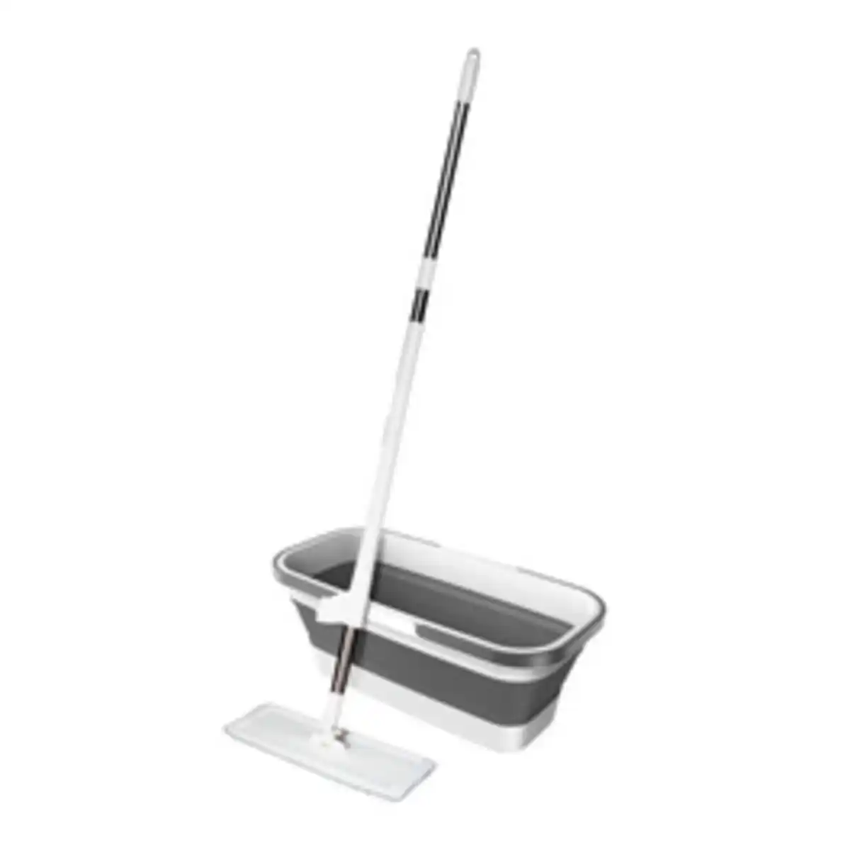 Bild 1 von Bodenwischer-Set, Flachmop mit faltbarem Eimer