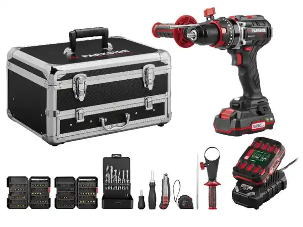 Bild 3 von PARKSIDE PERFORMANCE® 20 V Akku-Schlagbohrschrauber Set »PSBSAP 20-Li C3«, mit Akku und Ladegerät