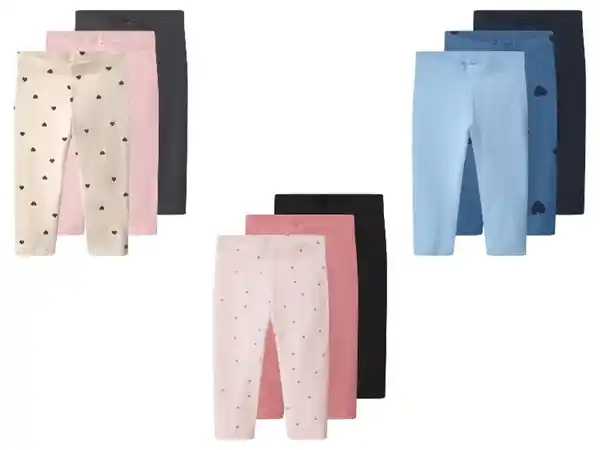 Bild 3 von LUPILU® Kinder Capri-Leggings, 3 Stück