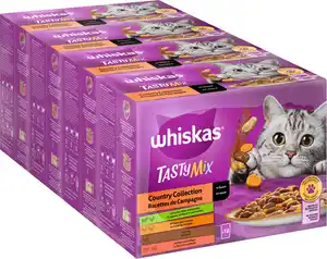 Whiskas Multipack Country Collection Tasty Mix Katzenfutter 12 x 85 g