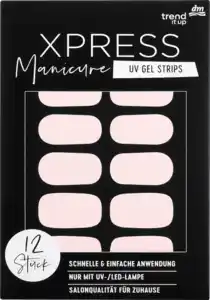trend !t up UV Gel Nagelfolien XPRESS Manicure 120 Light Rosé, 12 St