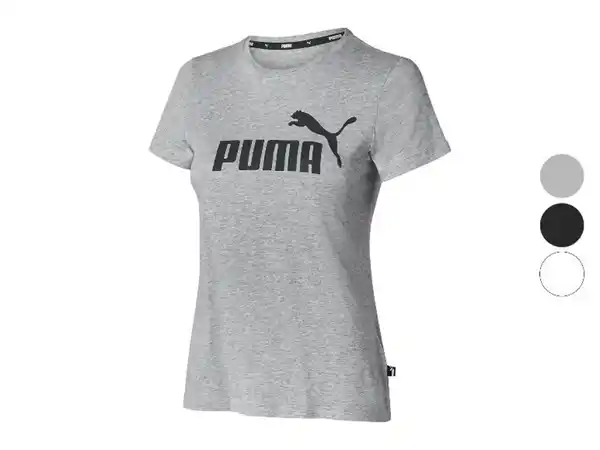 Bild 3 von PUMA Damen T-Shirt ESS Logo Tee, aus reiner Baumwolle