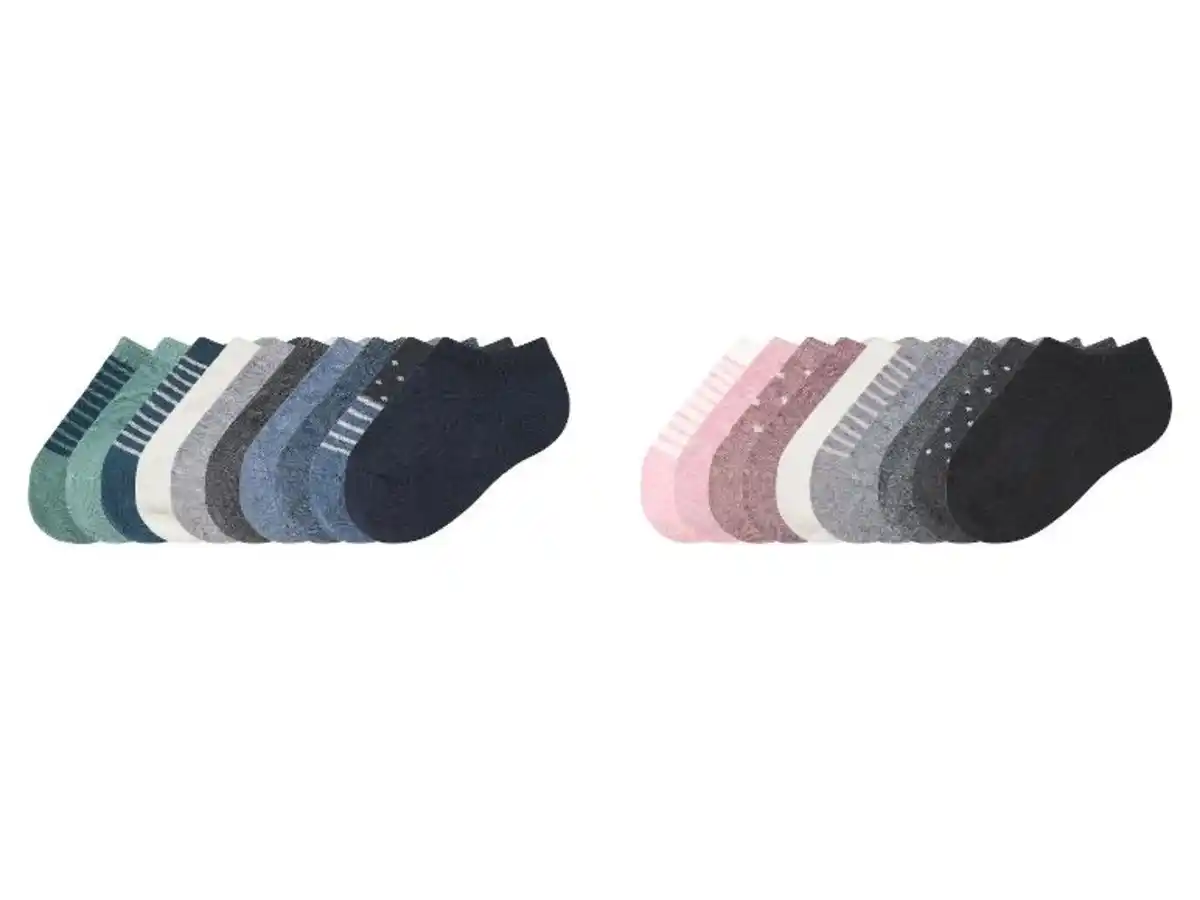 Bild 3 von LUPILU® Kinder-Sneakersocken, 10 Paar, mit Bio-Baumwolle
