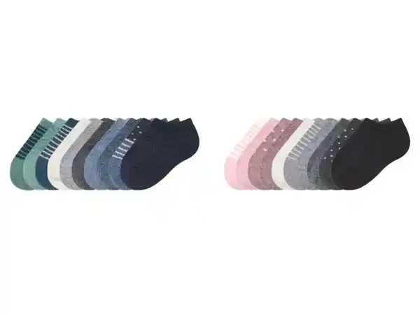 Bild 3 von LUPILU® Kinder-Sneakersocken, 10 Paar, mit Bio-Baumwolle