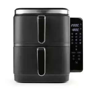 Heißluft-Fritteuse »FryUp«, 2 x 5 L (Doppelkammer), 2800 Watt, LED-Touchdisplay, schwarz