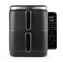Bild 1 von Heißluft-Fritteuse »FryUp«, 2 x 5 L (Doppelkammer), 2800 Watt, LED-Touchdisplay, schwarz