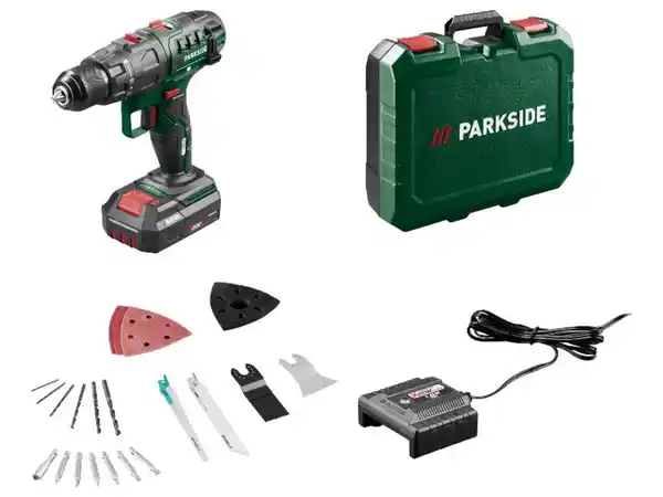 Bild 2 von PARKSIDE® 20 V Akku-Kombigerät »PKGA 20-Li D2«, mit Akku – mit Ladegerät