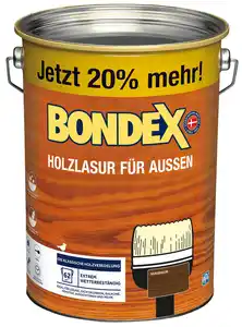 Bondex Holzlasur für Außen 4,8 L nussbaum