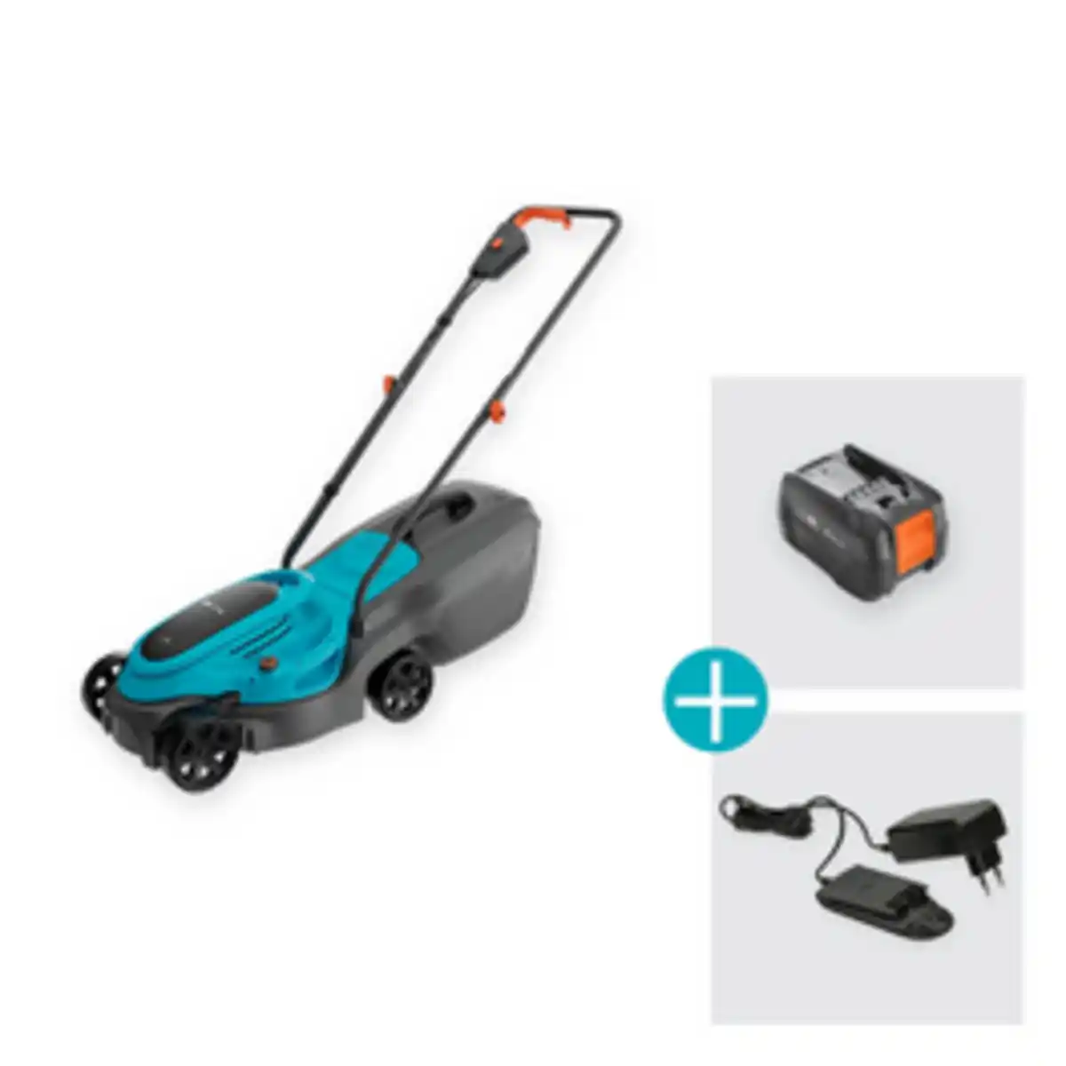 Bild 4 von GARDENA Akku-Rasenmäher »EasyMax 32«, 18V, P4A-Akku, Ready-To-Use Set