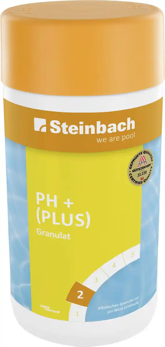 Bild 1 von Steinbach Poolpflege pH-Plus Granulat 1 kg, pH-Regulierung