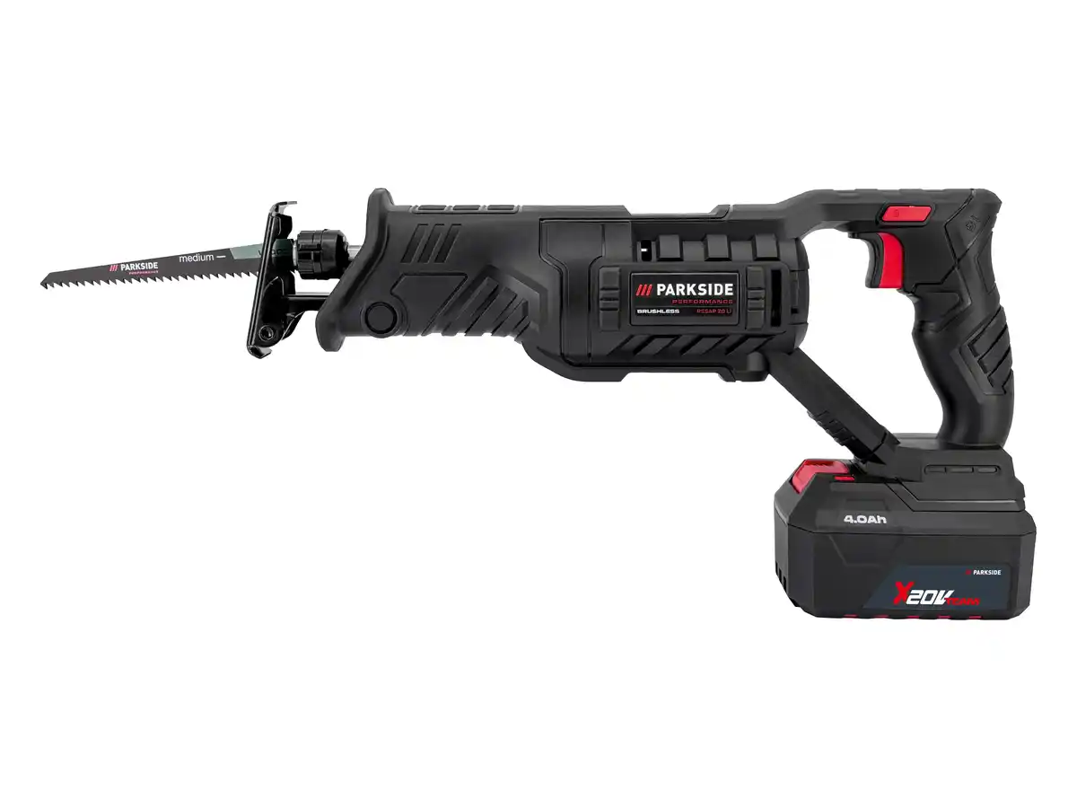 Bild 4 von PARKSIDE PERFORMANCE® 20 V Akku-Säbelsäge-Starterset »PSSAP 20-Li E5«, mit Akku und Ladegerät ""