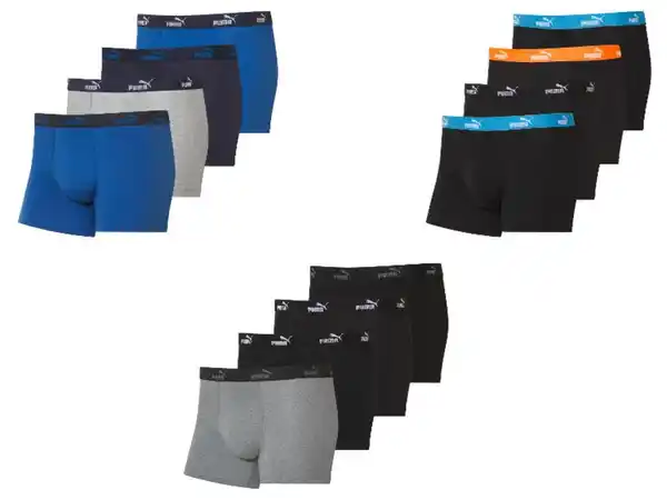 Bild 3 von PUMA Herren Boxershorts, 4 Stück, toller Tragekomfort