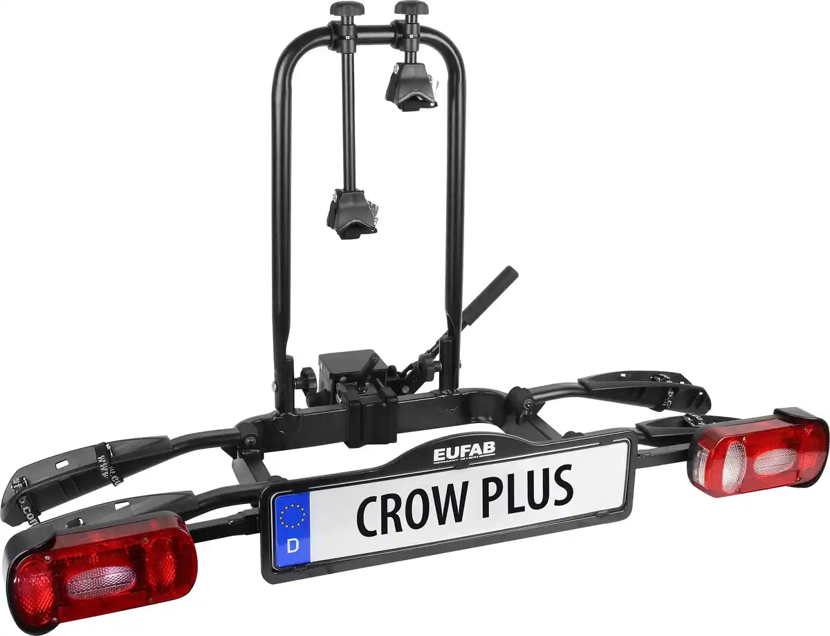Bild 1 von EUFAB Fahrradheckträger CROW PLUS für 2 Fahrräder teilweise vormontiert
