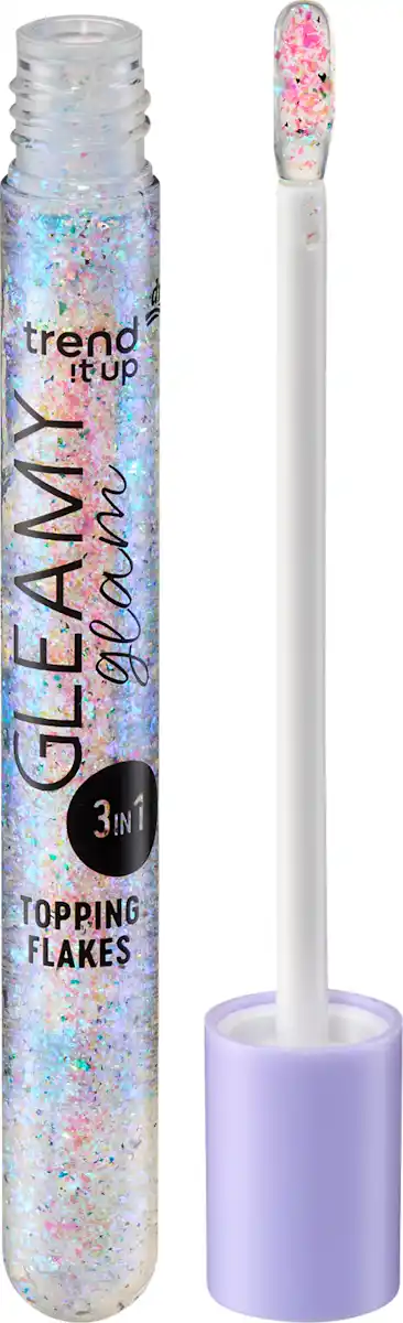 Bild 1 von trend !t up Lipgloss Gleamy Glam Topping Flakes 110, 5,5 ml