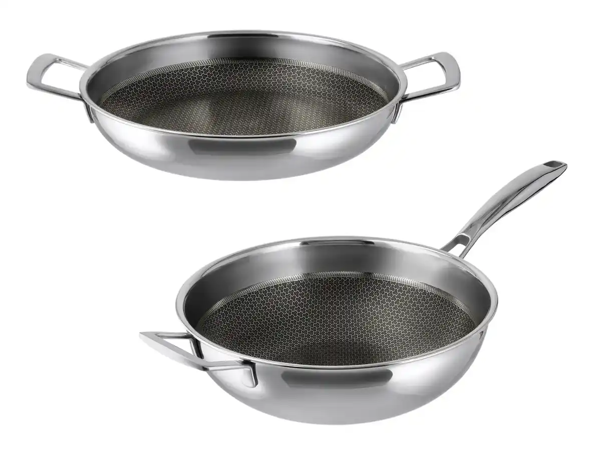 Bild 1 von SILVERCREST Premium-Edelstahl-Servierpfanne/-Wok