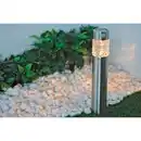 Bild 2 von CASAYA LED-Solarleuchte »Tale«, ØxH: 7,5 x 56 cm, Glas, silberfarben, warmweiß