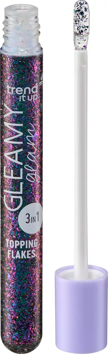Bild 1 von trend !t up Lipgloss Gleamy Glam Topping Flakes 120, 5,5 ml