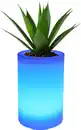 Bild 1 von Smartwares LED Solarleuchte Blumentopf OSL_60085 weiß 30 cm RGBW