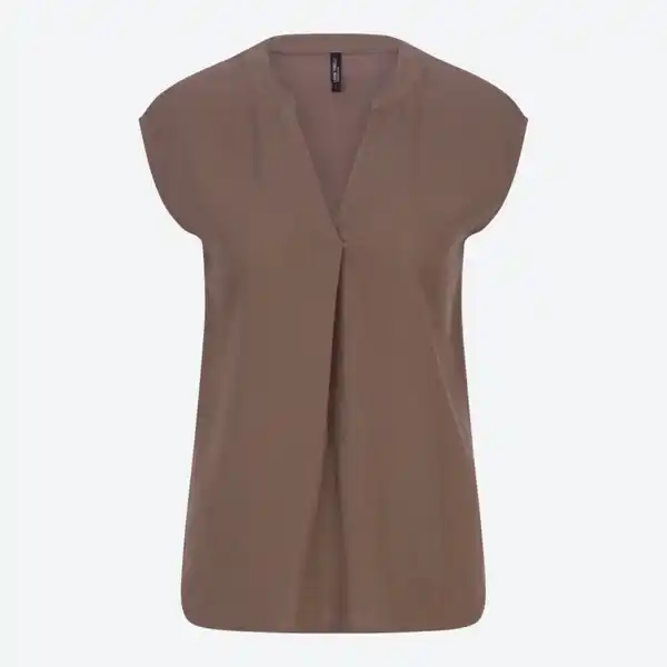 Bild 2 von Damen-T-Shirt aus Viskose-Leinen-Mix