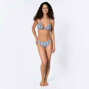 Damen-Bikini-Oberteil mit Allover-Print