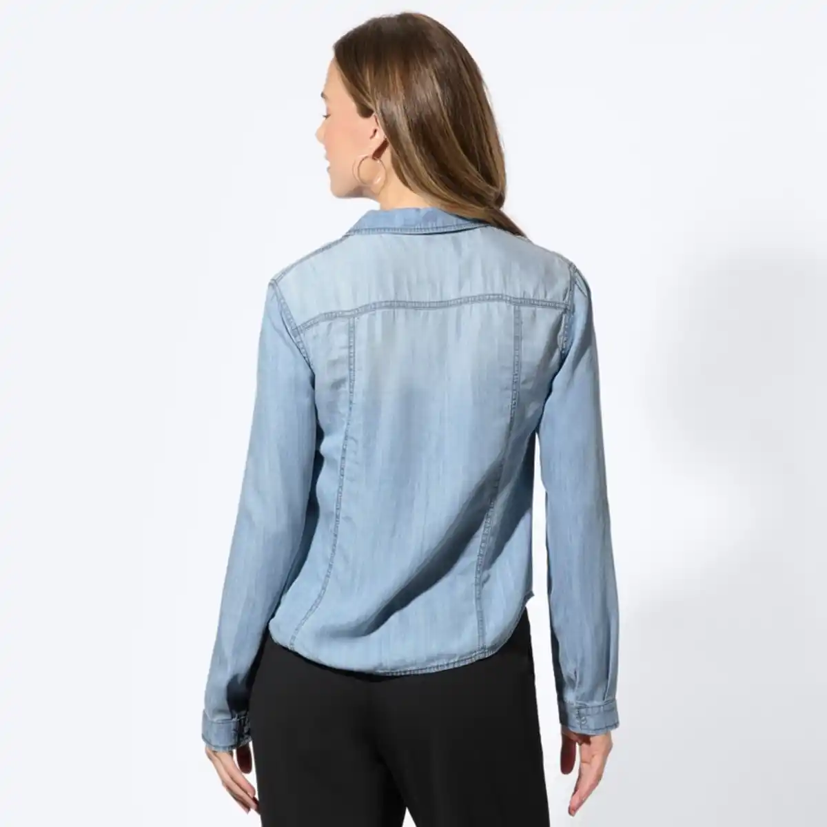 Bild 4 von Damen-Jeansbluse aus Lyocell