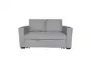 Bild 2 von 2-Sitzer Sofabett inkl. Kissen, ca. 150 x 96 x 86 cm - Hellgrau