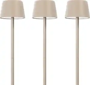 IDEENWELT Solar-Gartenstecker cappuccino