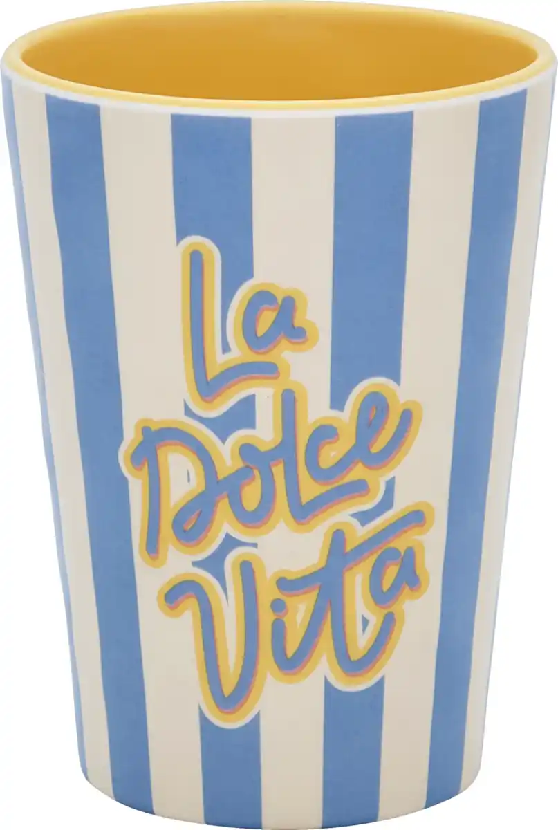 Bild 1 von IDEENWELT Melaminbecher 350 ml La Dolce Vita