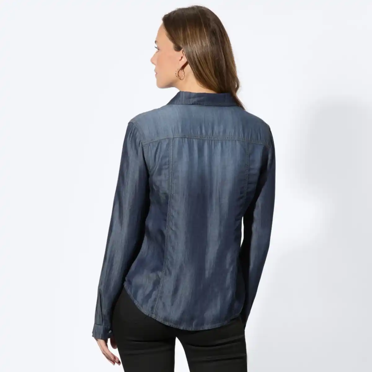 Bild 4 von Damen-Jeansbluse aus Lyocell