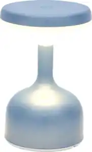 IDEENWELT Akku-Tischleuchte blau