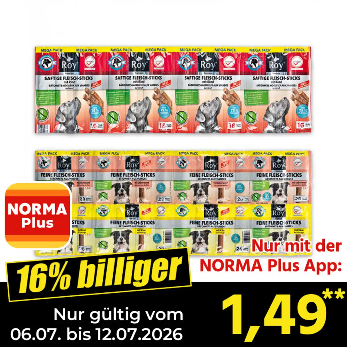 Bild 1 von Roy Fleisch-Sticks