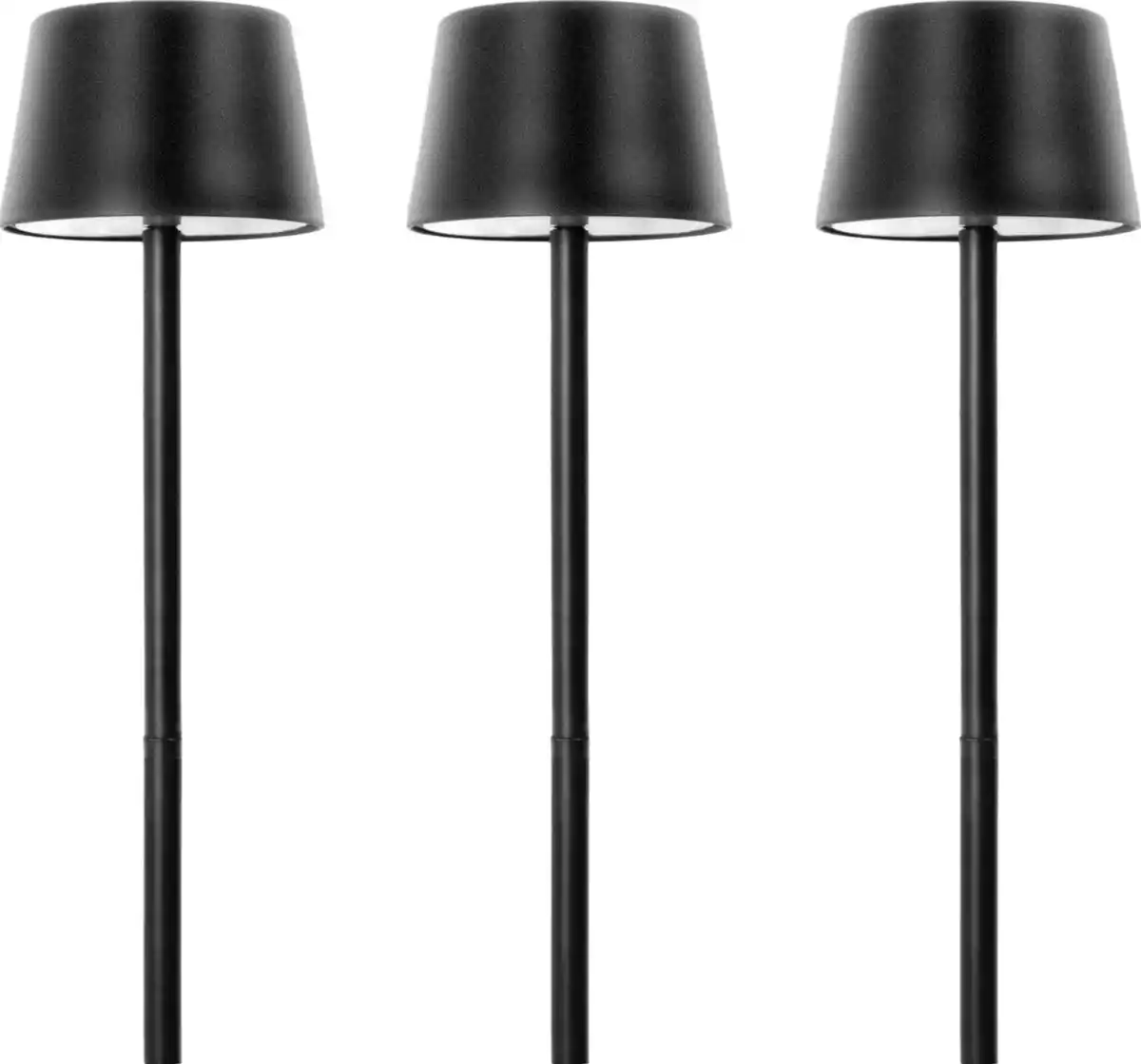 Bild 1 von IDEENWELT Solar-Gartenstecker schwarz