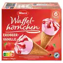 Bild 1 von MUCCI Waffelhörnchen 720 ml, Vanille-Erdbeer