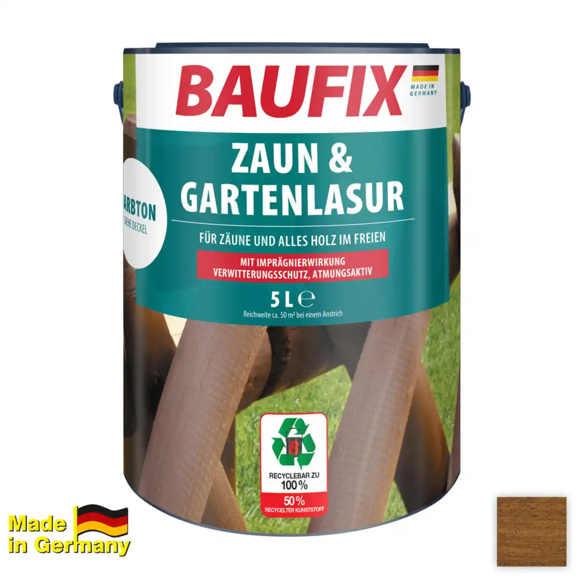 Bild 1 von Zaun- und Gartenlasur - Nussbaum