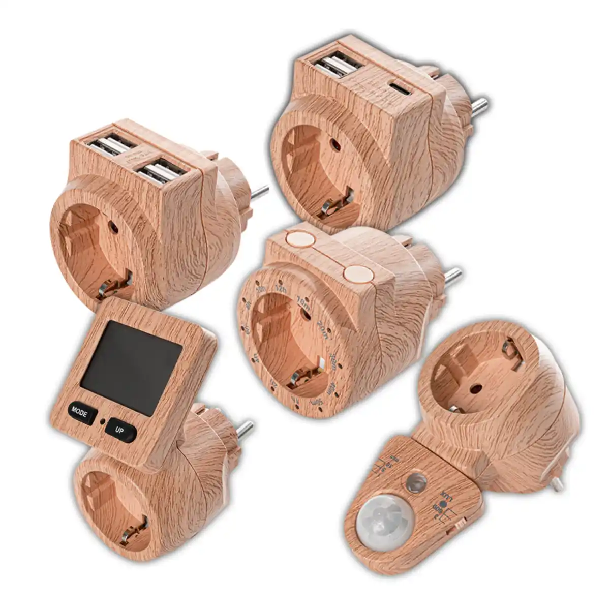 Bild 1 von Powertec Electric Steckdosenadapter