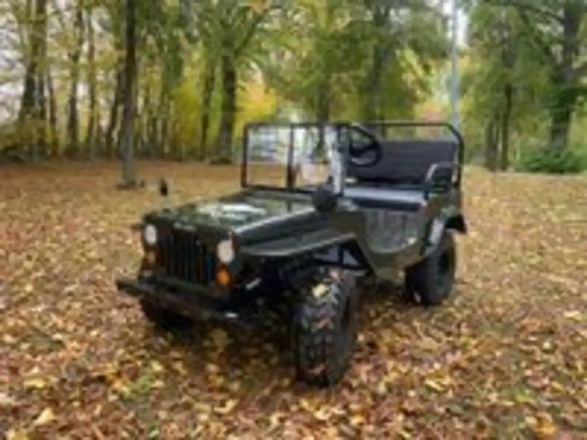 Bild 3 von HILLBIL XTR Elektro Kinderauto bis 40 km/h regelbar fahrfertig, grün