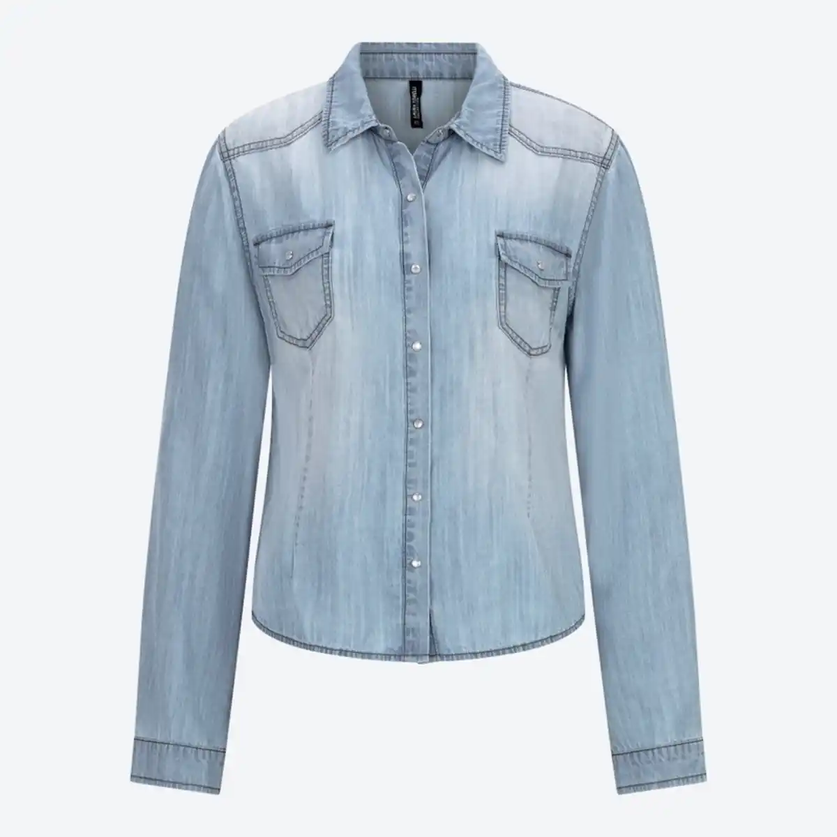 Bild 2 von Damen-Jeansbluse aus Lyocell