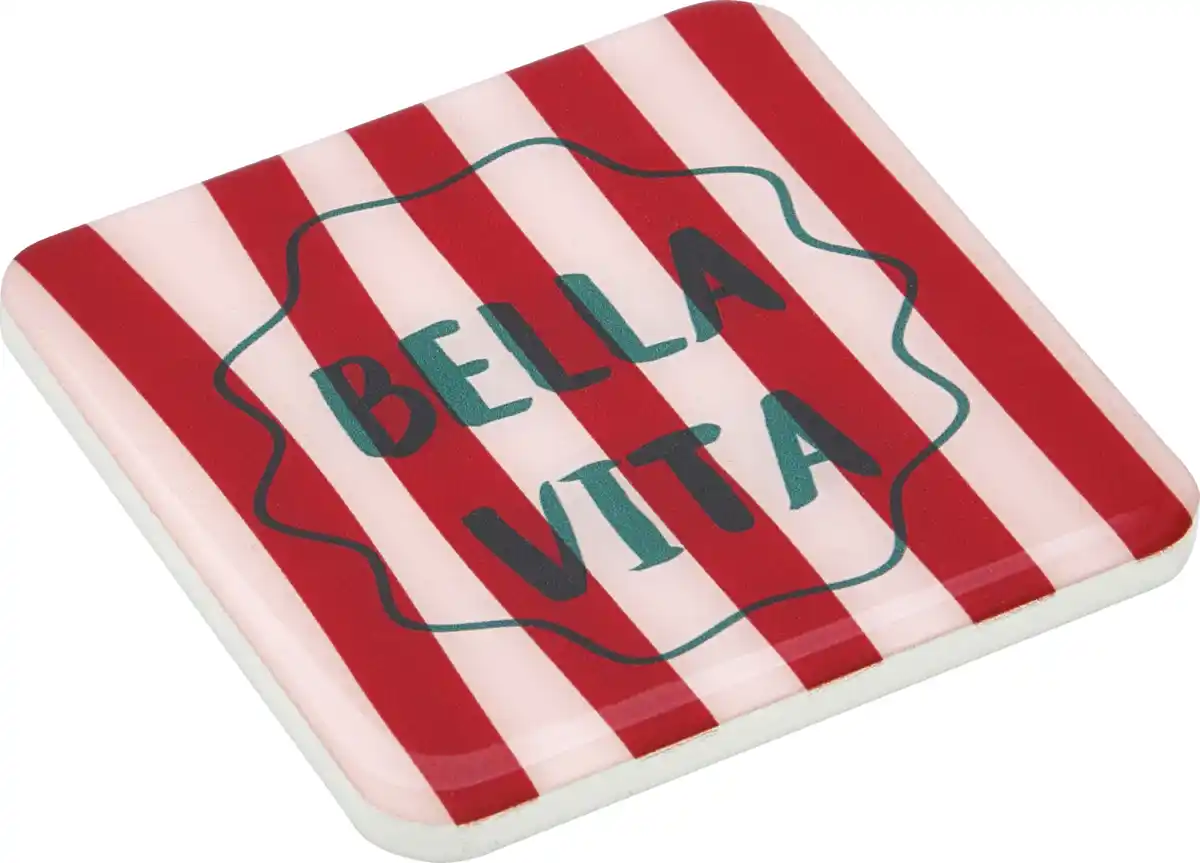 Bild 1 von IDEENWELT Glas-Untersetzer Bella Vita