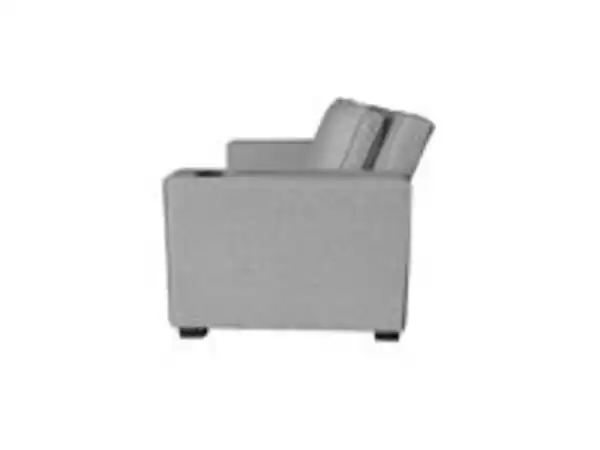Bild 3 von 2-Sitzer Sofabett inkl. Kissen, ca. 150 x 96 x 86 cm - Hellgrau